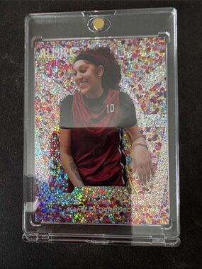 Upper Deck Allure Kamilla Cardoso Glitter Bomb Basketball card.